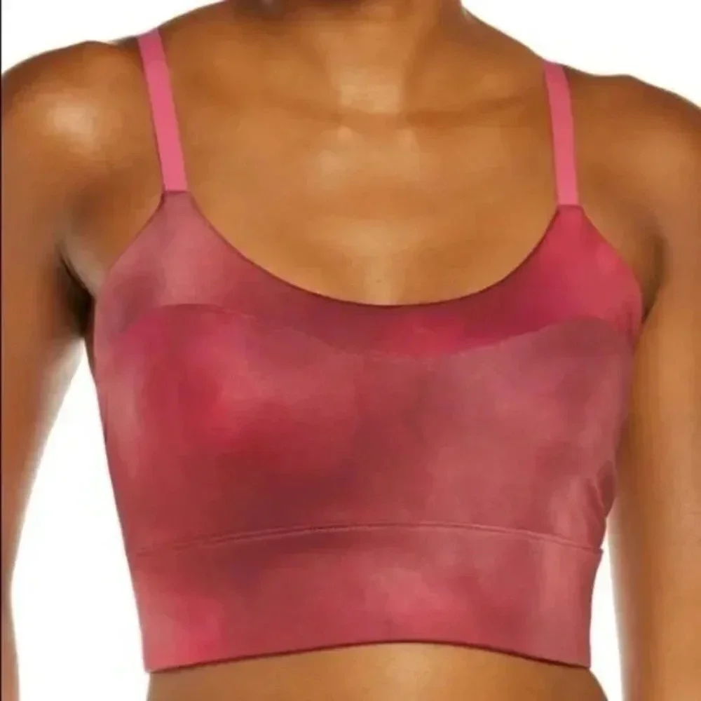 Free People Beat The Heat Reversible Sports Bra Wild Raspberry Fig NWT Sz XS